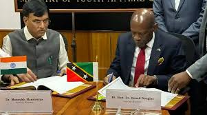 St. Kitts And Nevis and India Have Entered into A Significant Partnership to Enhance Sports Development in The Federation.