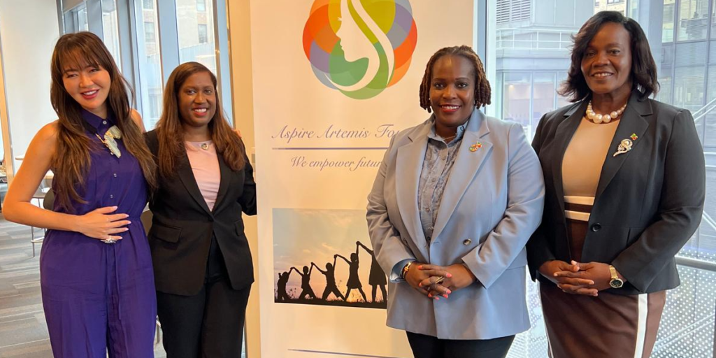 Honourable Dr Joyelle Clarke Engages Youth on Climate Action and Empowerment at Aspire Artemis Foundation Event