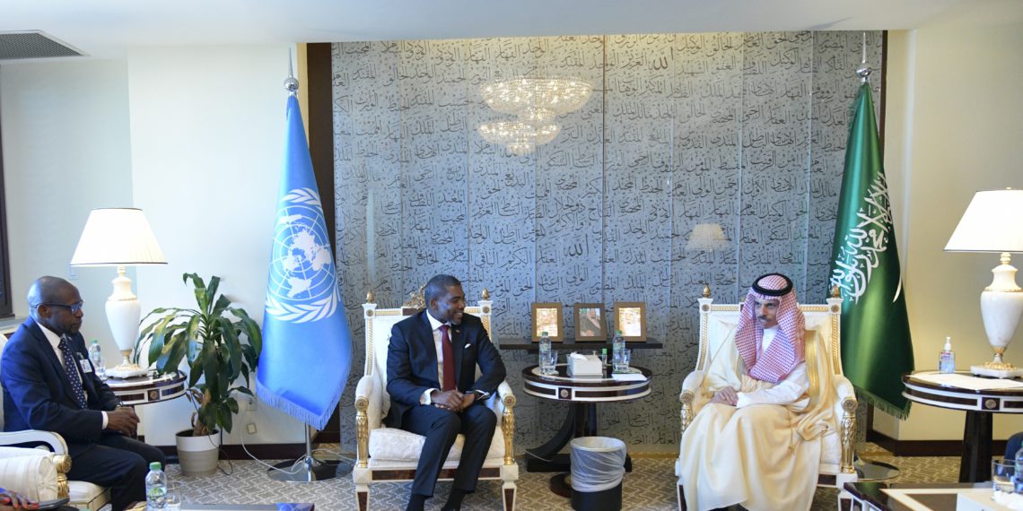 Prime Minister Dr Drew Holds High-Level Bilateral Talks with Saudi Foreign Minister In New York