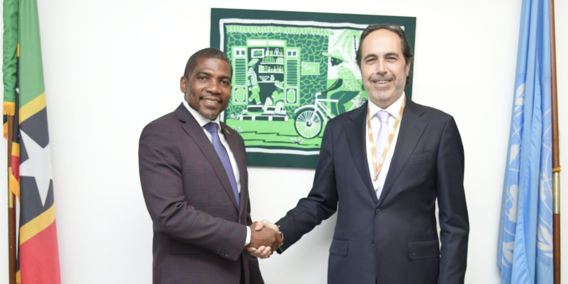 Prime Minister Dr Terrance Drew Engages in Bilateral Talks with UAE Special Envoy Omar Shehadeh to Deepen Relations