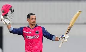 Cricket : De Kock Lights Up Kensington Oval