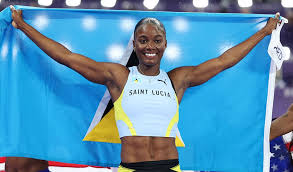 Olympic Champion Julien Alfred Returns to St. Lucia to Hero’s Welcome