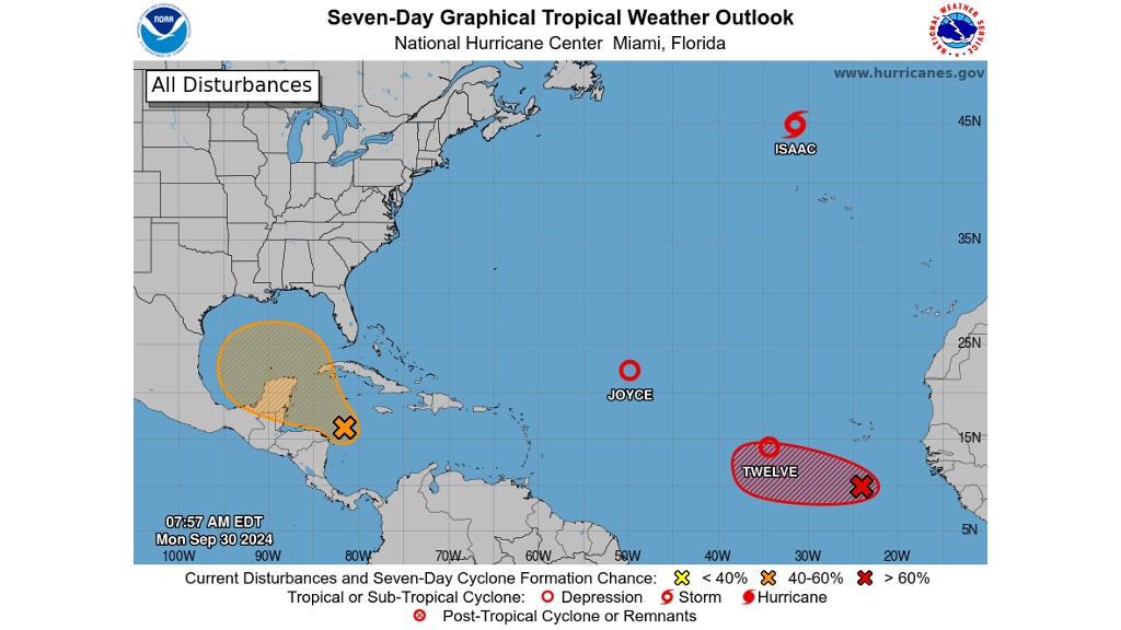 TD 12 Forms in The Atlantic, Set to Strengthen Into Hurricane Kirk