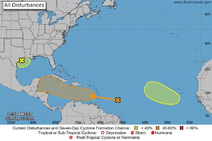 Forecasters Monitoring Tropical Wave Near Eastern Caribbean