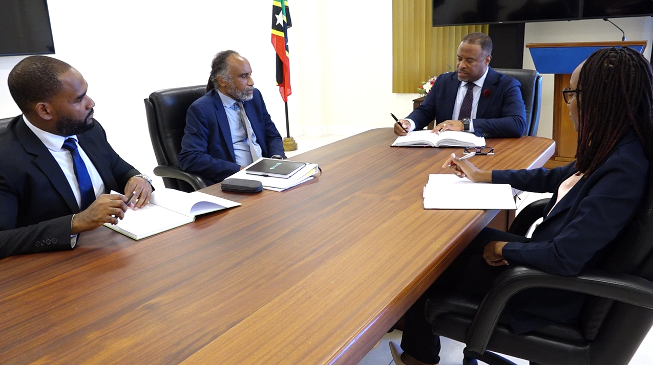 Premier Brantley and NIA Minister of Health Hold Discussions With USAID Representatives