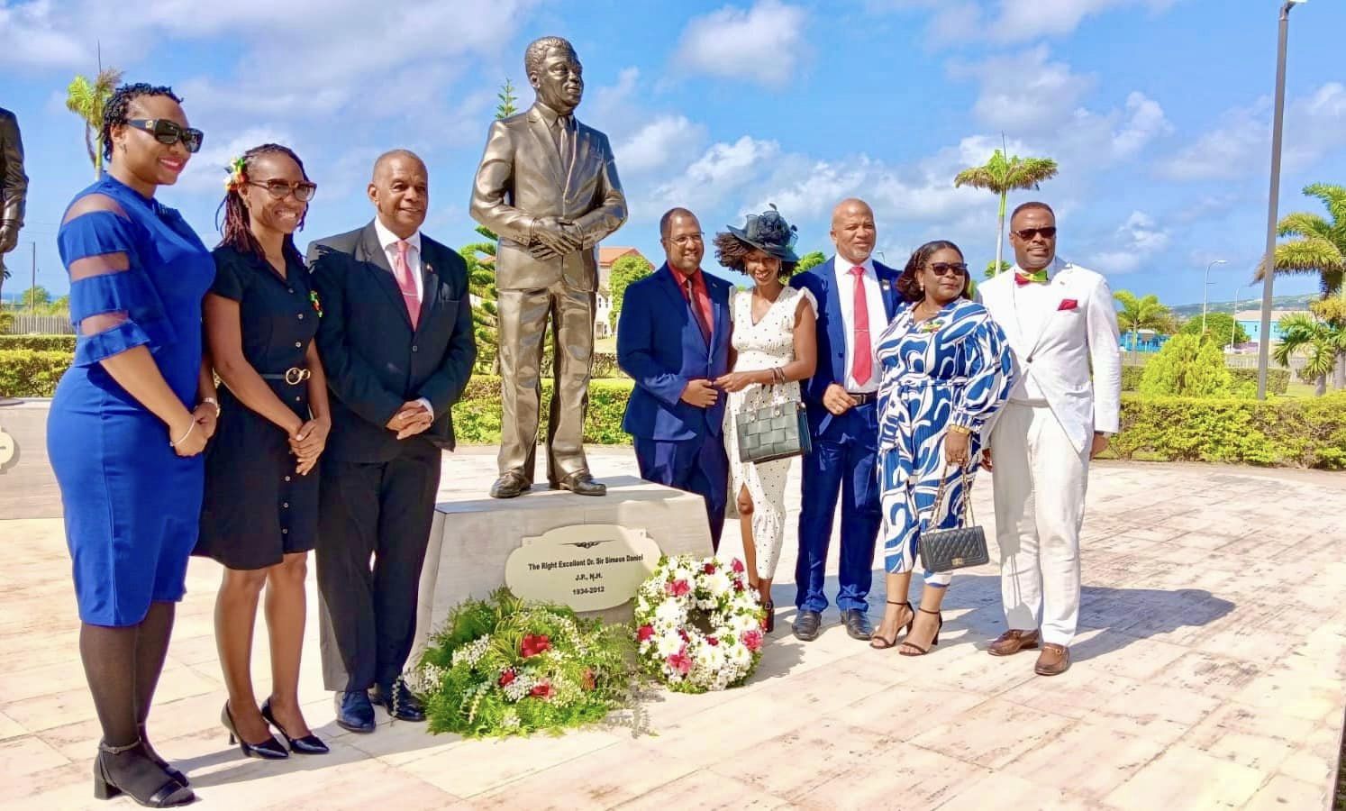 Nevis Parliamentarians Participate in Wreath Laying Ceremony to Commemorate National Heroes Day in St. Kitts And Nevis