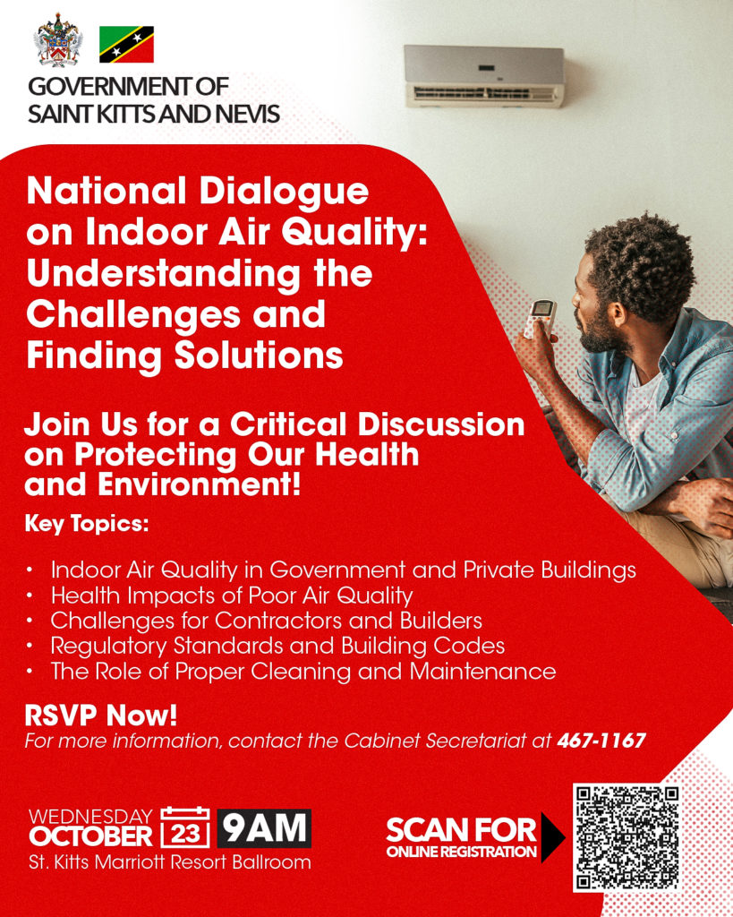 Government of Saint Kitts and Nevis Announces National Dialogue on Indoor Air Quality