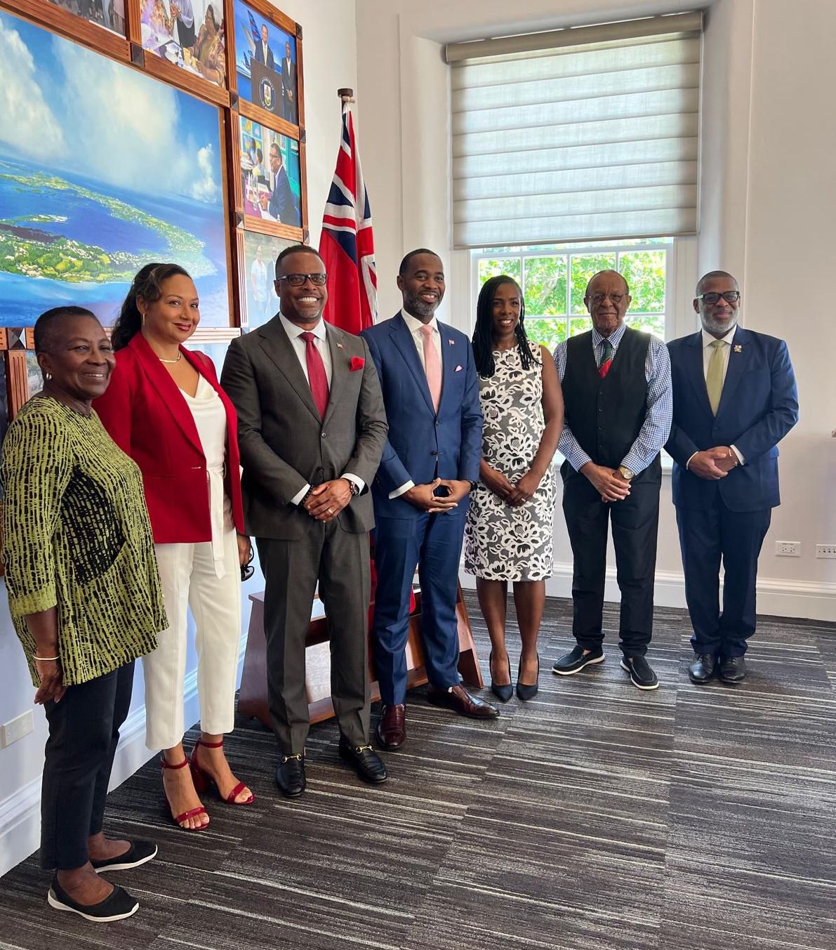 Nevis Premier Hon. Mark Brantley Holds Bilateral Discussions with Bermuda Premier Hon. E. David Burt