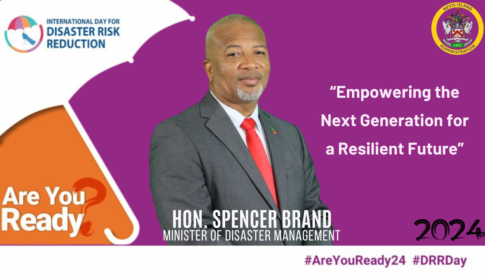 Hon. Spencer Brand’s International Day for Disaster Risk Reduction 2024 Address