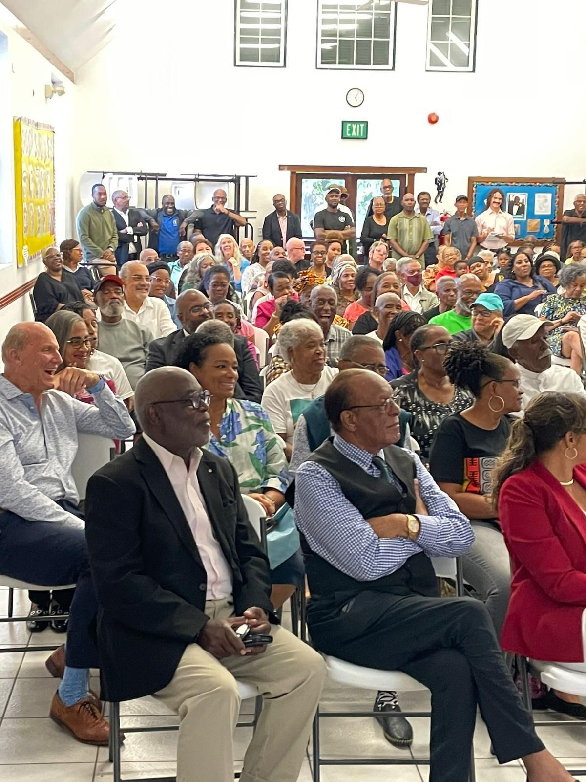 Large Turnout to Nevis Premier Mark Brantley’s Town Hall in Bermuda
