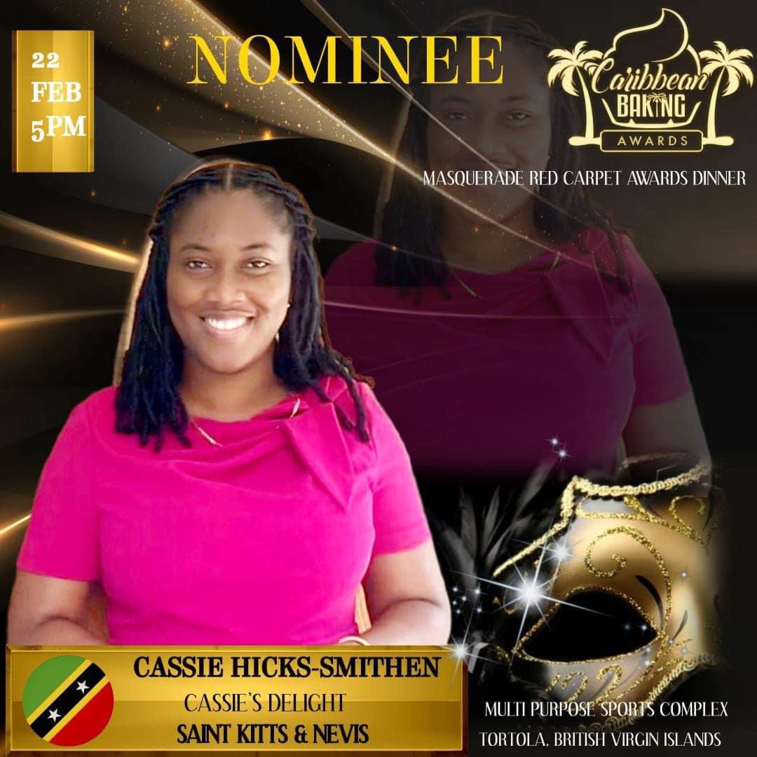 Vote For Our Own Nevisian Cassie Hicks-Smithen Nominated For 2025 Caribbean Baking Awards