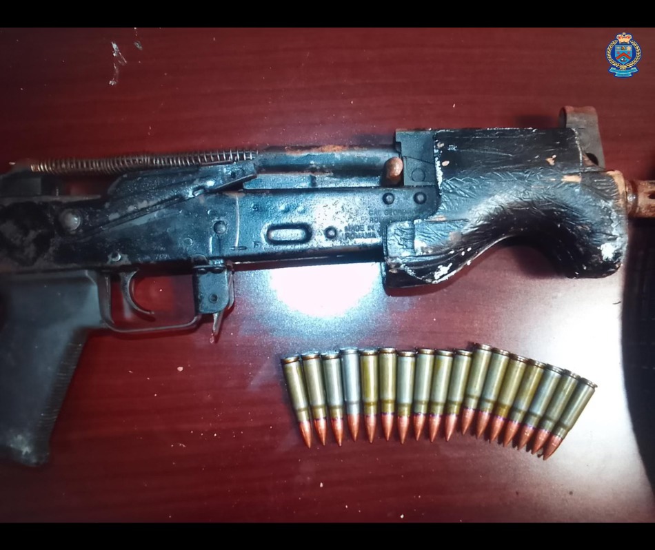 Gun & Ammo Recovered in Lower  Prickley  Pear Alley
