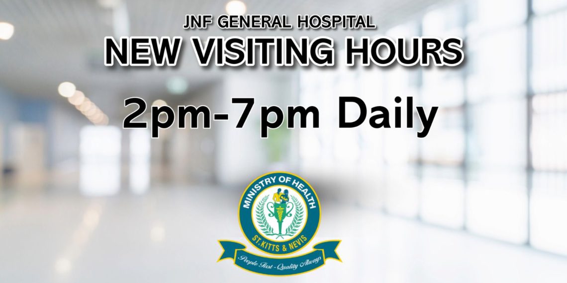 JNF General Hospital and District Medical Facilities Extend Visiting Hours in Line withInternational Standards