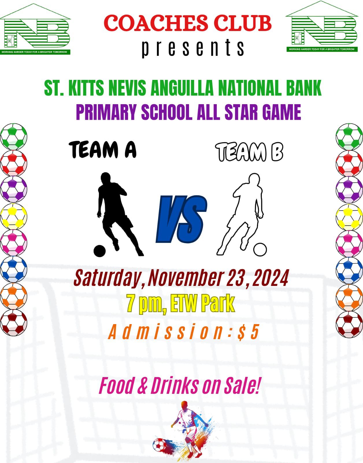 Primary Schools All-Star Game Set for Saturday Night