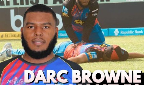 Cricket :Darc Browne-Windies Masseur