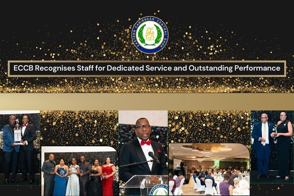 ECCB Recognises Staff for Dedicated Service and Outstanding Performance