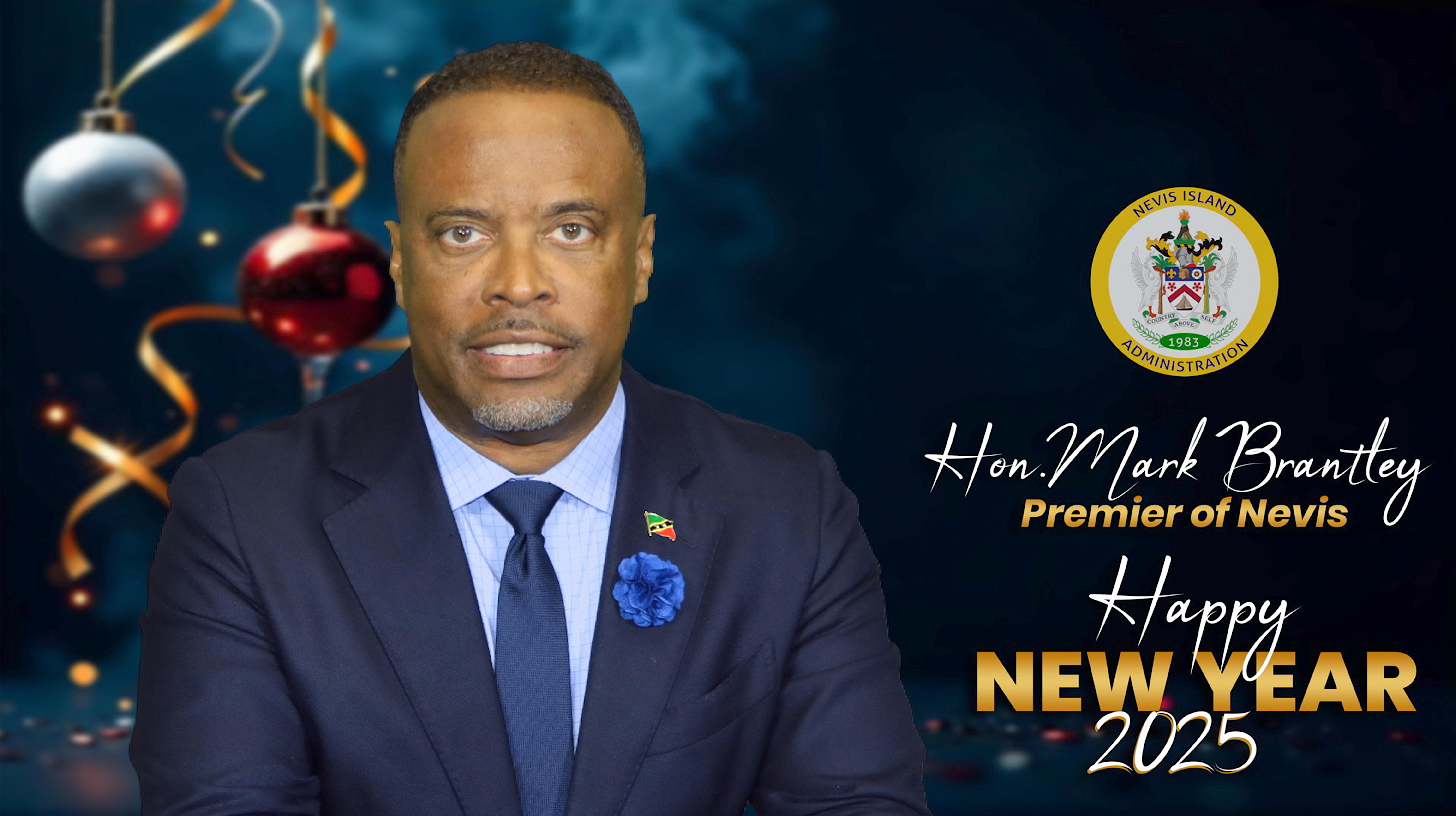 2025 New Year’s Message by  The Honourable Mark A. G. Brantley  Premier of Nevis