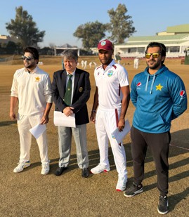 Cricket  : Windies Warm Up Match Underway