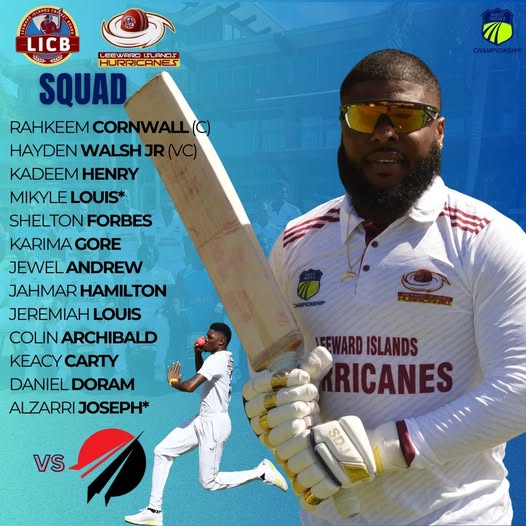 Cricket  : Leewards Make One Change to Squad