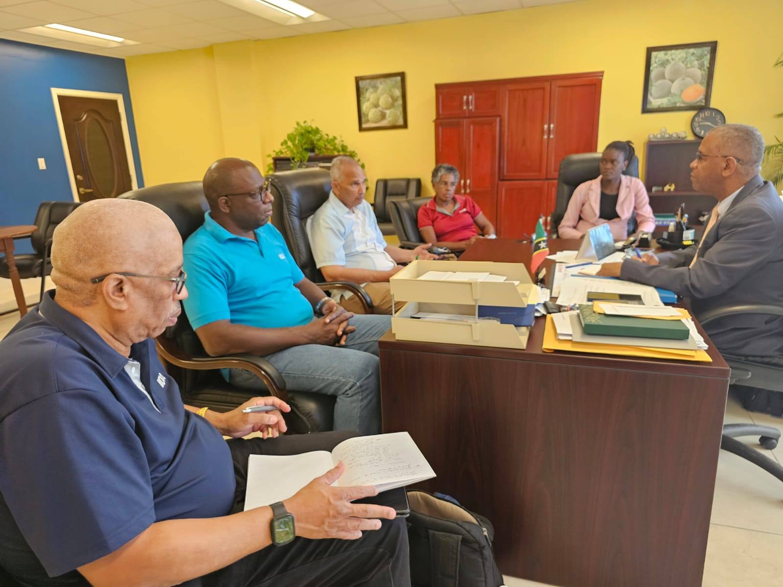 Regional Agriculture Agency IICA Impressed with Nevis’ Strides in Advancing its Agriculture Sector