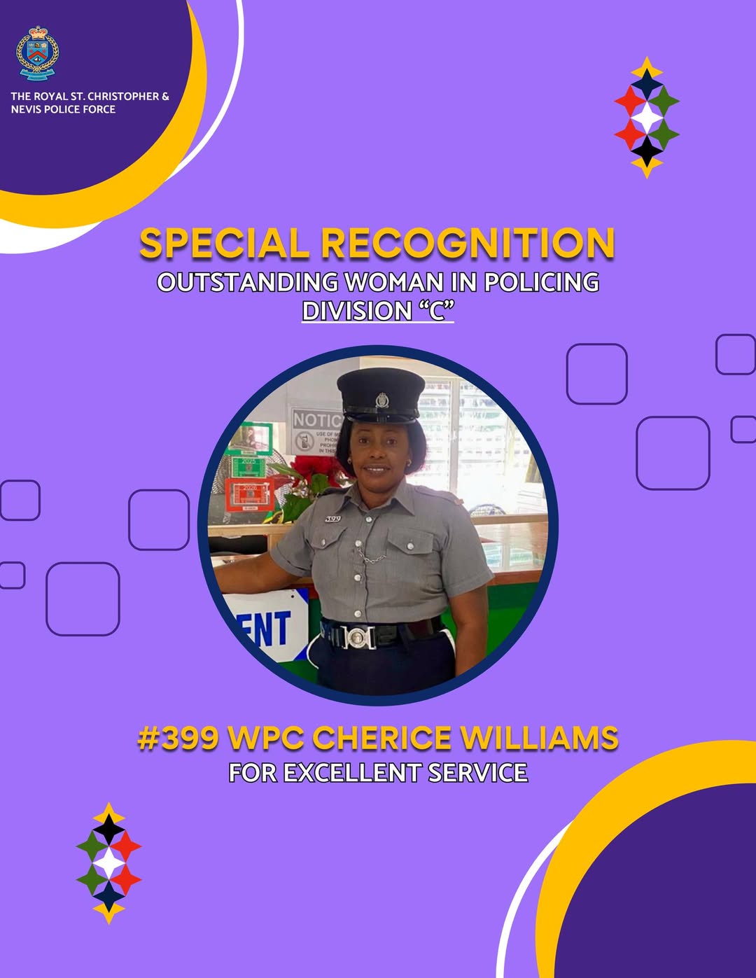 No. 399 WPC Cherice Williams!