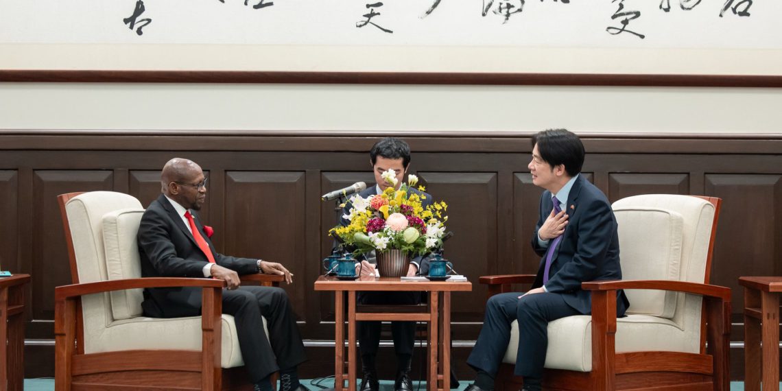 Saint Kitts and Nevis Foreign Minister Douglas Discusses Strengthening Allyship with Taiwan President Lai Ching-te