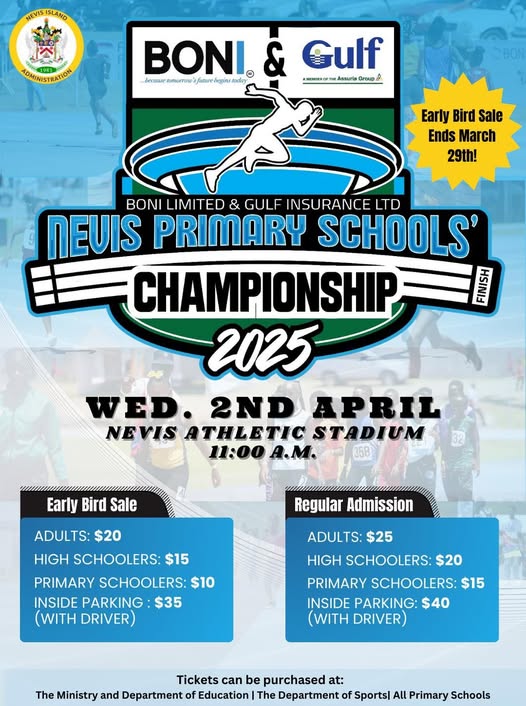 Athletics Prices Set for Grand Interprimary Event