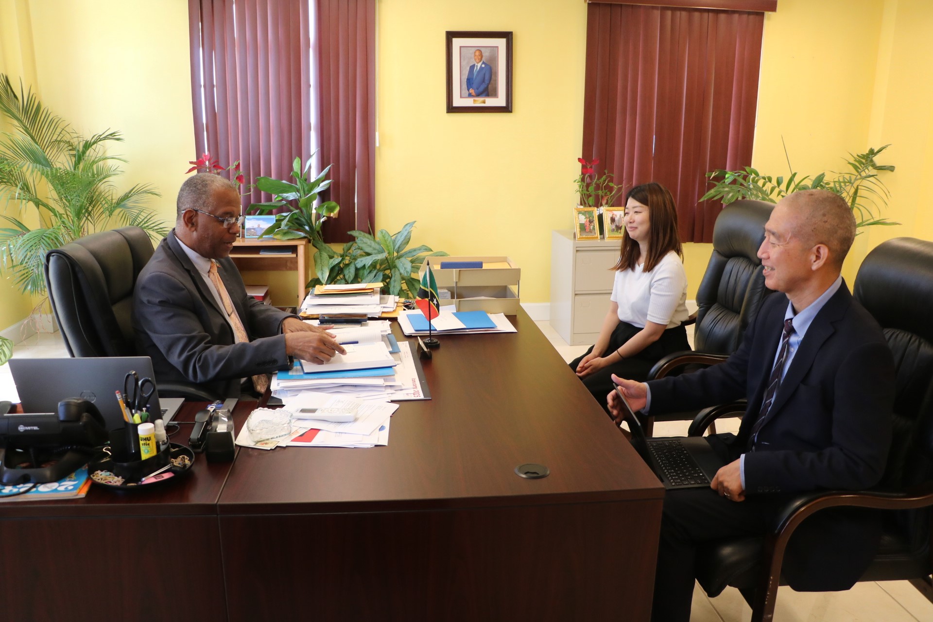 JICA Pleased with Implementation of COASTFISH Project During Visit to Nevis