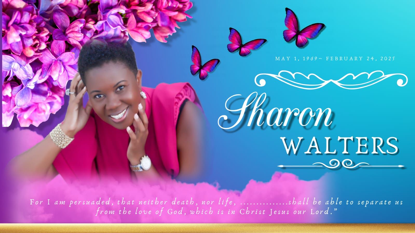 Death Announcement for Sharon Walters