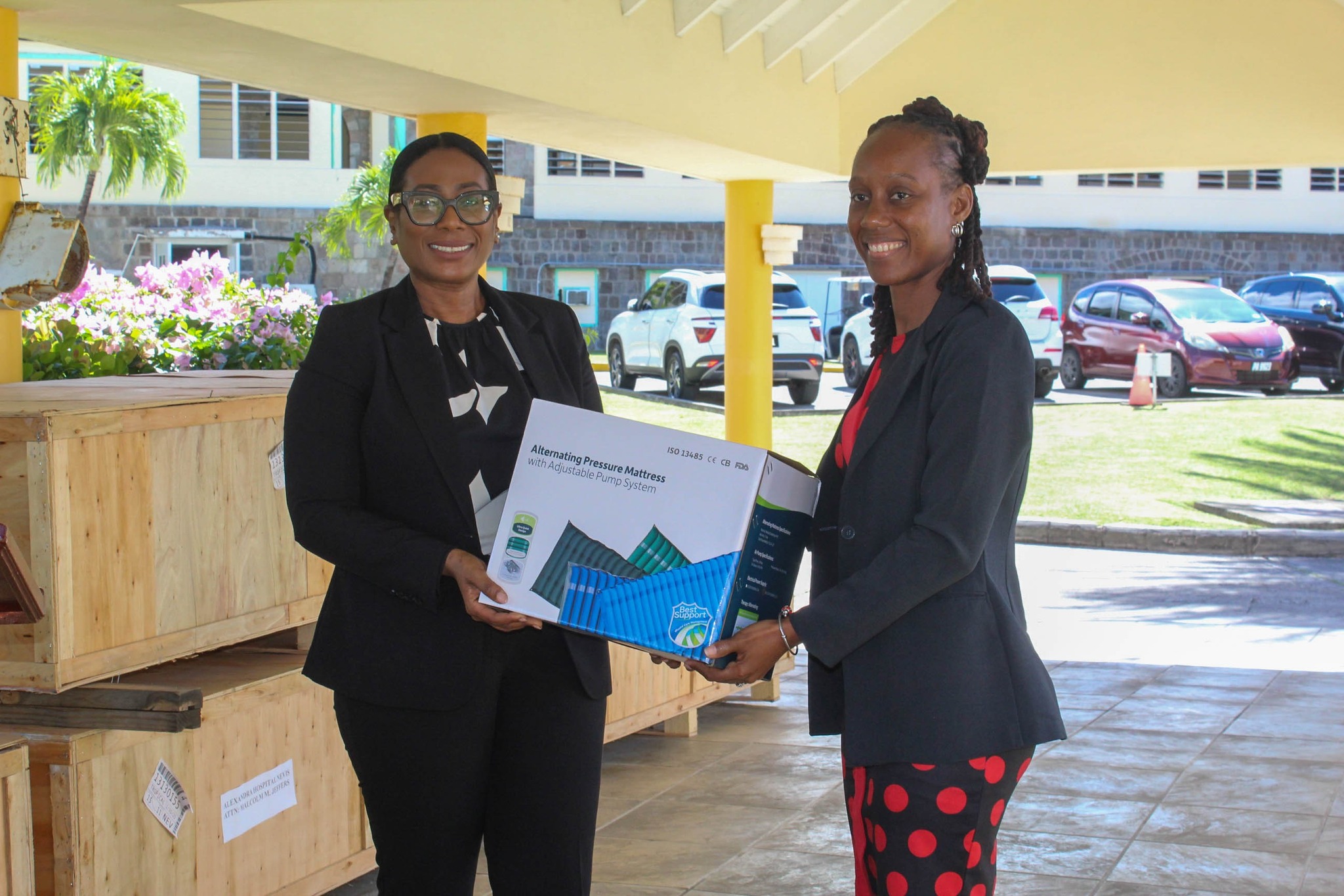 NIA Ministry of Health  Receives Vital Medical Equipment Donation from Social Security Board