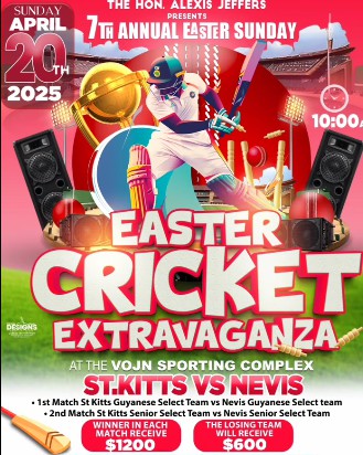 Cricket Festival Set for Easter Sunday