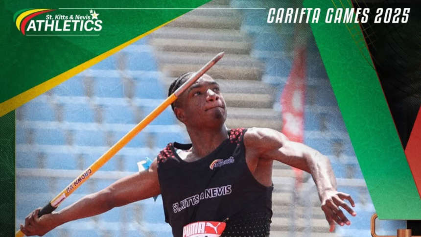 Carifta : St Kitts Nevis Medals I Javelin