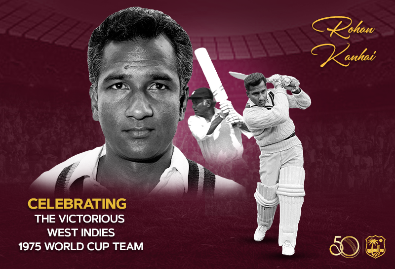 CWI Salutes The “Elder Statesman” Rohan Kanhai for His Invaluable Contribution and Leadership In the 1975 World Cup Triumph