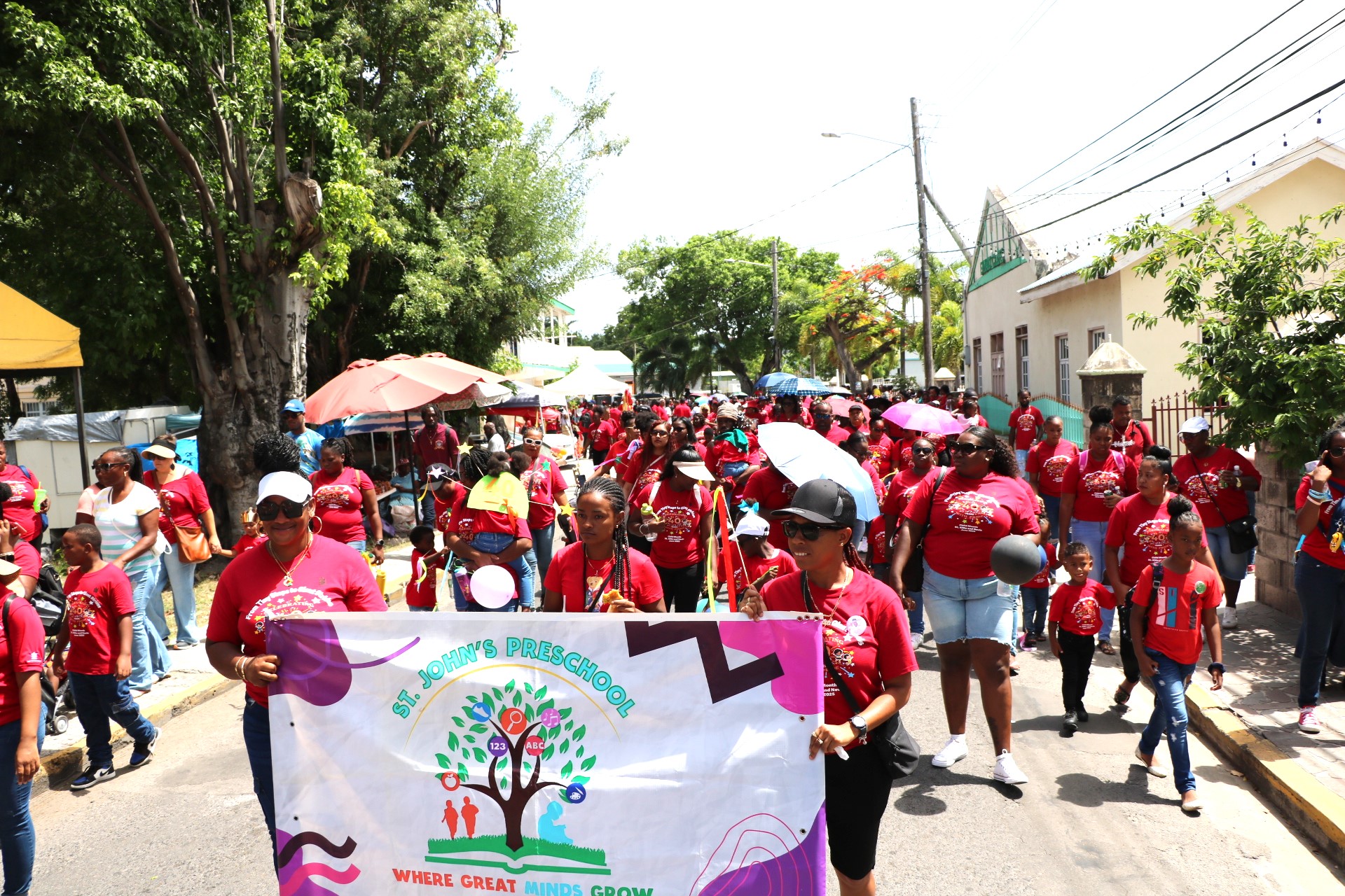 Nevis’ Youngest Citizens Bring Colour and Joy to Charlestown for Annual Child Month Parade