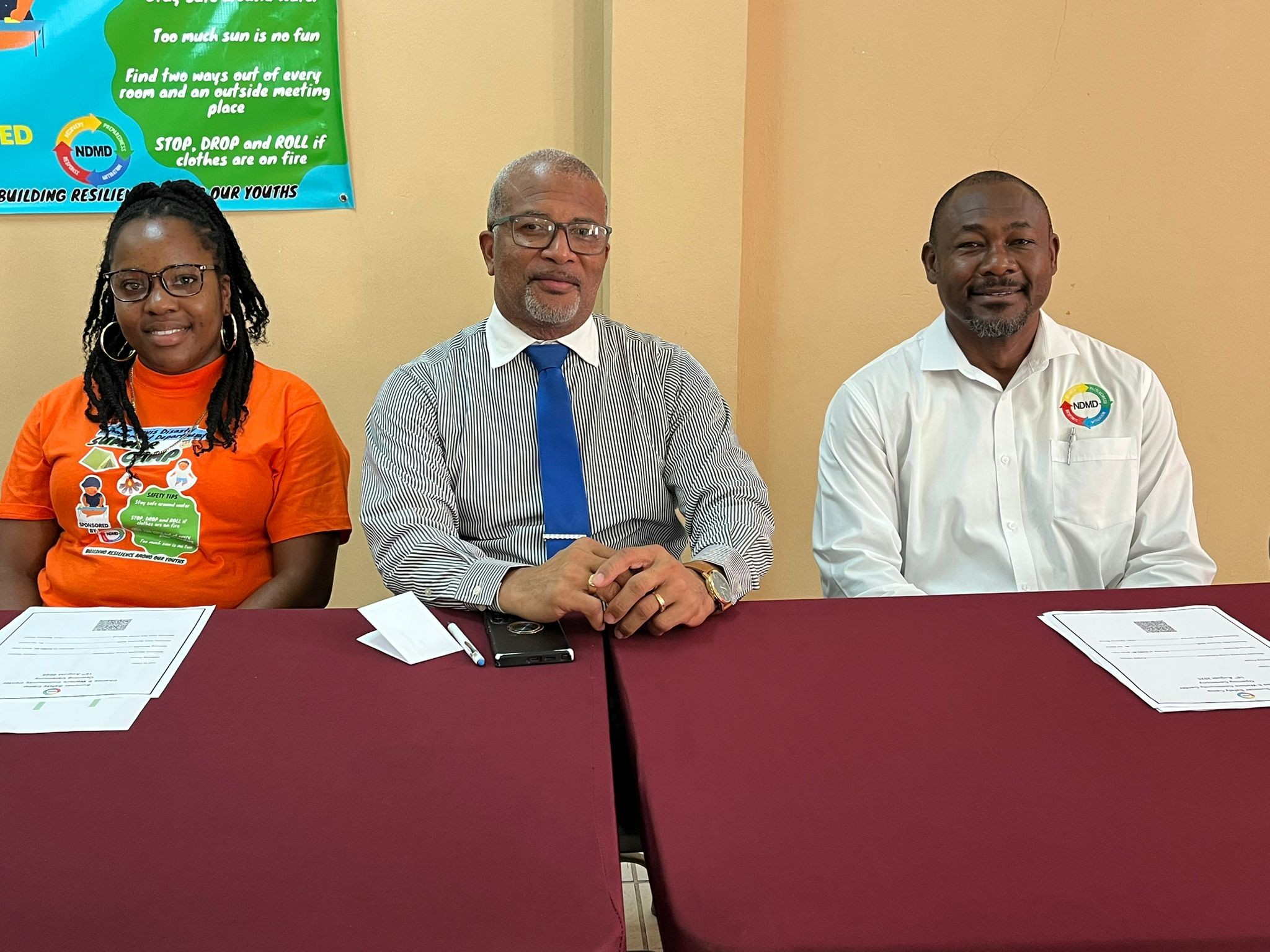 Hon. Spencer Brand Officially Opens NDMD Outletz Summer Safety Camp