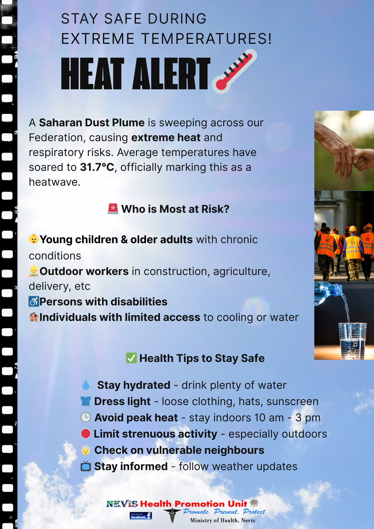Saharan Dust and Heatwave Conditions Heighten Health Risks Across Federation