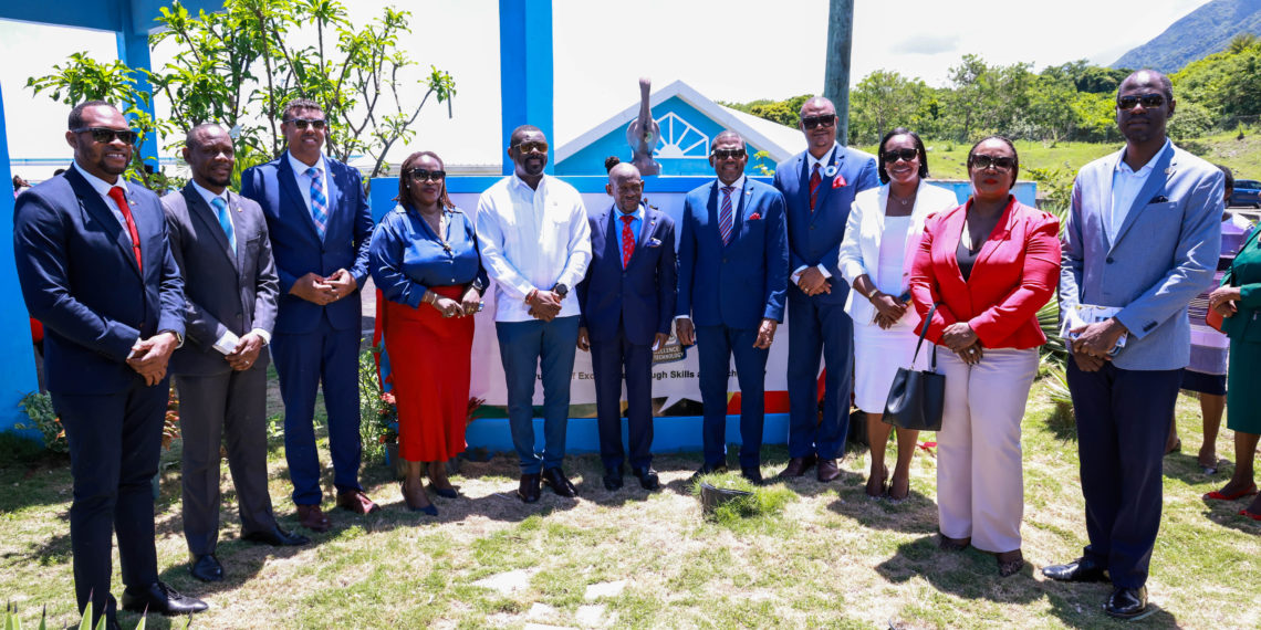 Prime Minister Drew Hails the Legacy of The Right Honourable Dr Denzil L. Douglas at the Renaming of Saddlers Secondary School