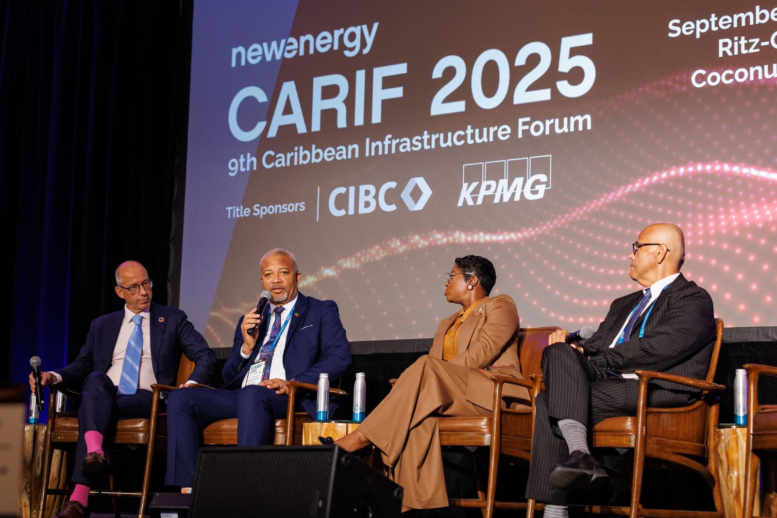 Honourable Brand showcases Nevis’ Infrastructure Vision and Investment Projects at CARIF 2025
