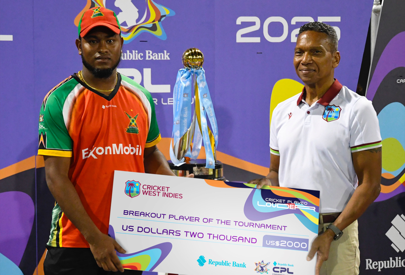 CWI Congratulates Quentin Sampson as Breakout Player of CPL 2025