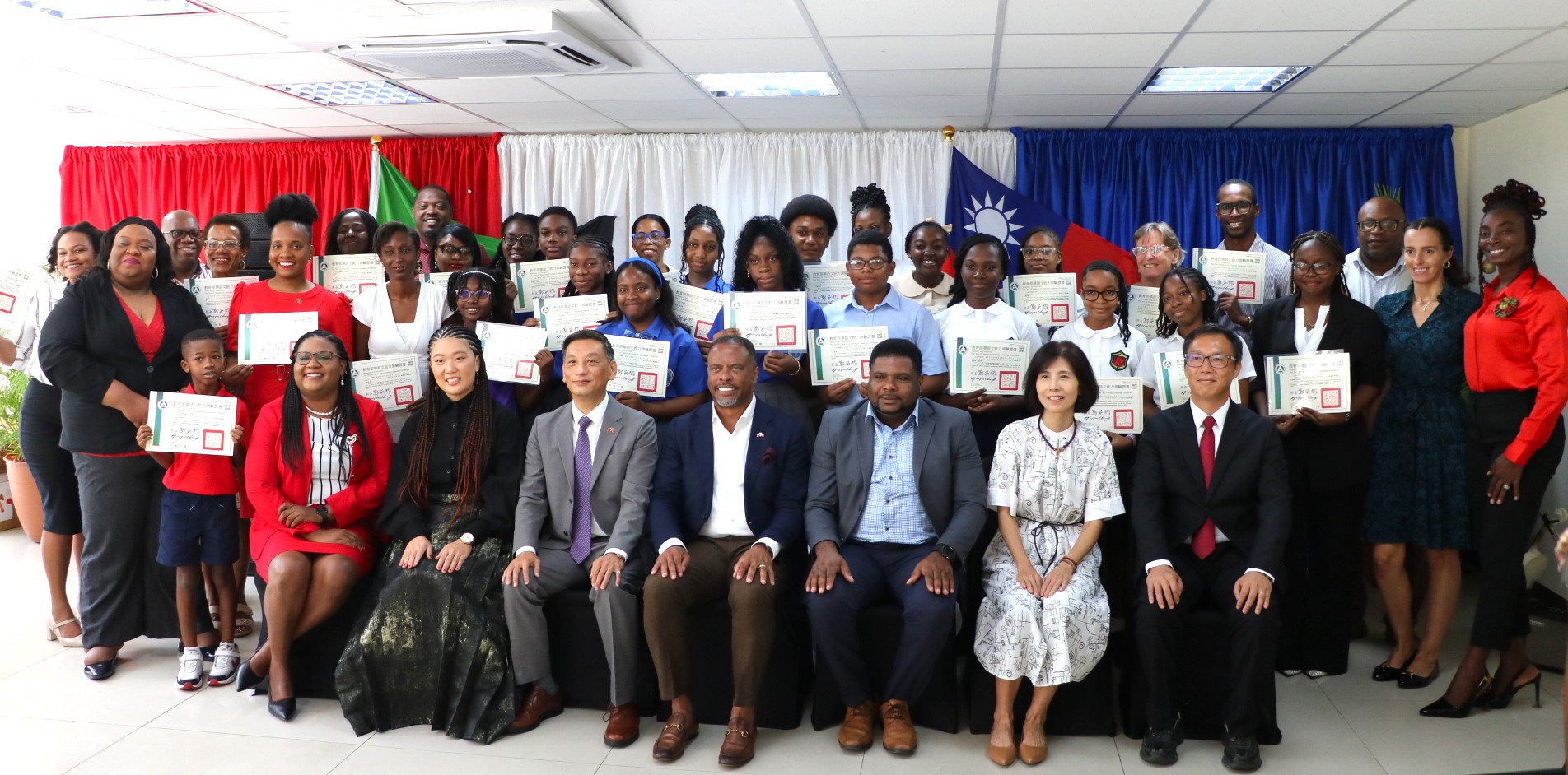 Nevis-Taiwan Partnership Strengthens as 28 Achieve Success in Test of Chinese as a Foreign Language