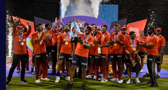 CricketCPL :  Knight Riders Edge Warriors in Thrilling Final