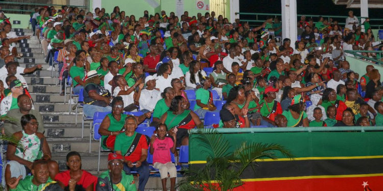 Massive Crowd Fills Warner Park to Patriotically Celebrate Saint Kitts and Nevis’ 42nd Independence