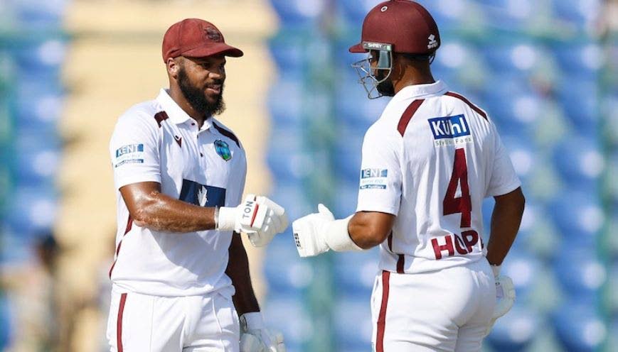 Campbell, Hope Lead West Indies Fightback