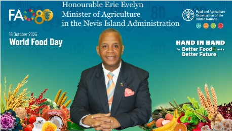 Honourable Eric Evelyn’s World Food Day Message 2025