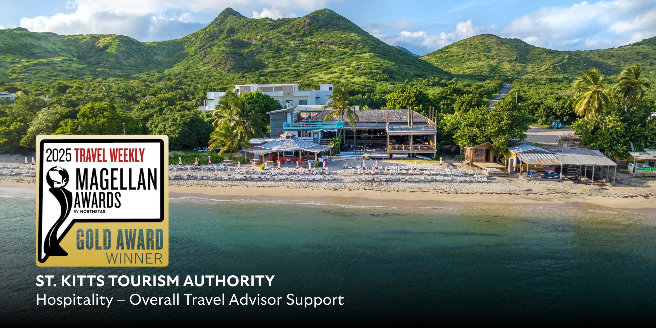 St. Kitts Tourism Authority’s Visionary SKY Program Wins Gold at the 2025 Travel Weekly Magellan Awards