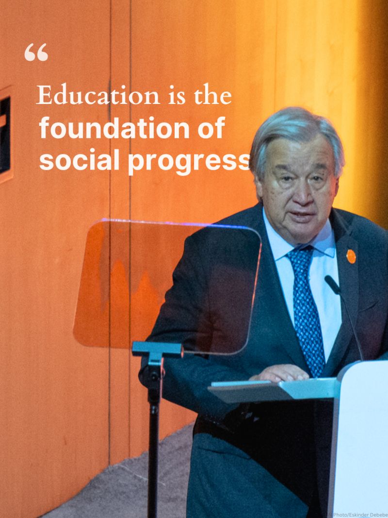 Education is the Foundation of Social Progress