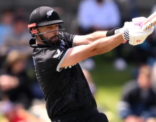 Cricket :Mitchell’s Gritty Century Lifts New Zealand Past West Indies in Nail-Biting ODI Opener