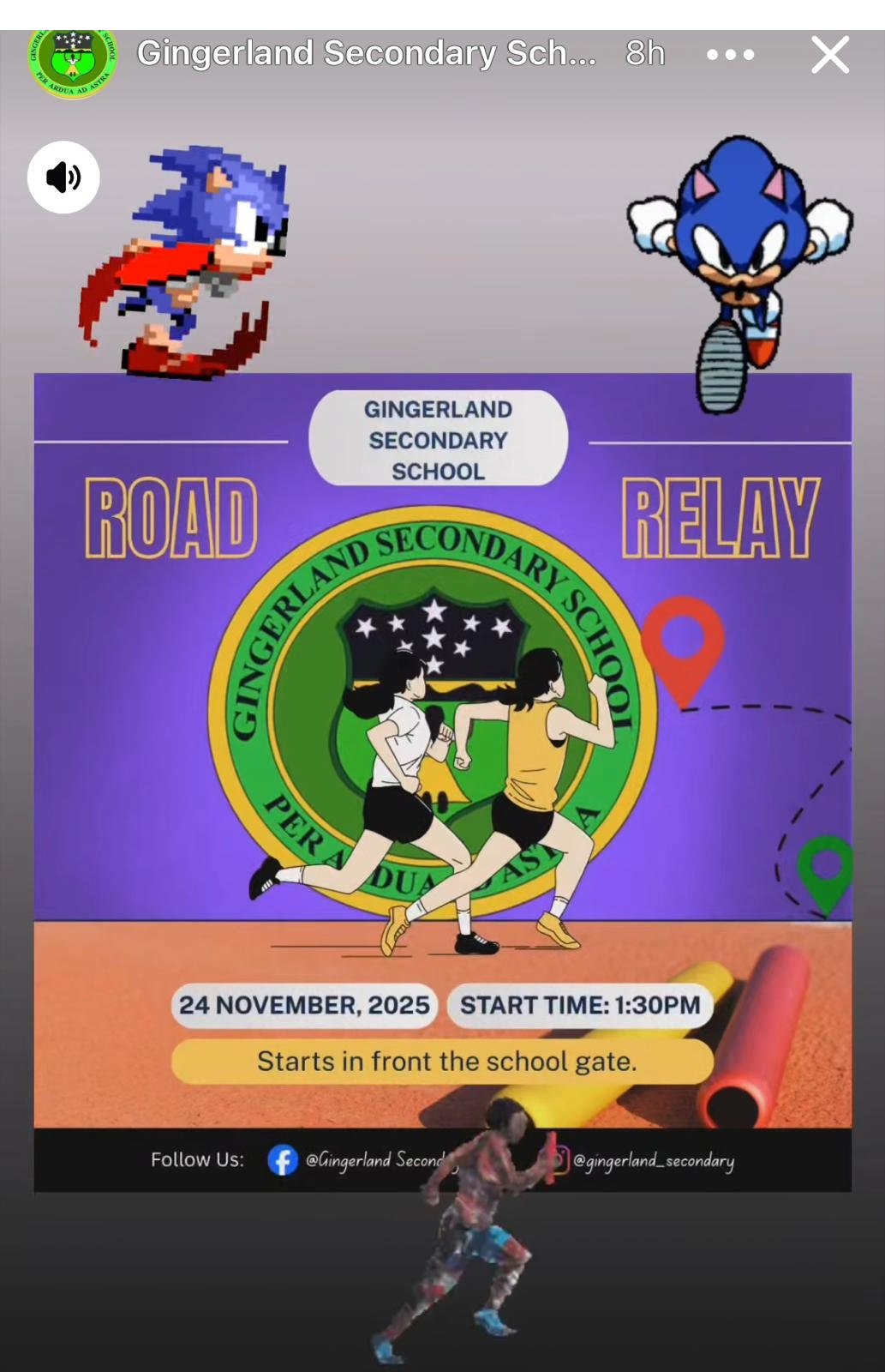 Athletics :  GSS to Host Annual Road Relay Today