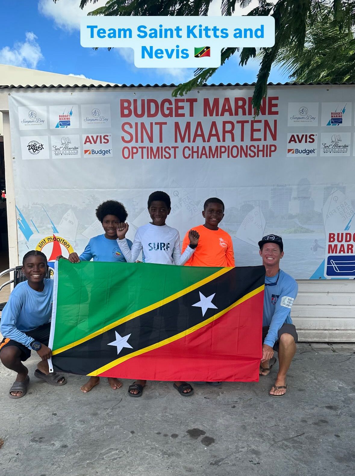 Sailing :  SKNSA Announces Elite Team for 2025 St. Maarten Budget Marine Dinghy Championship