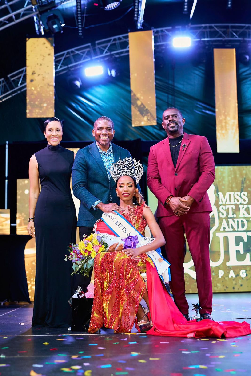 Congratulations to Newly Crowned Miss St. Kitts and Nevis Queen, Tresjeur Dedier.
